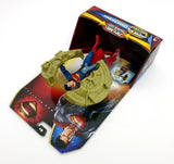 2013 Mattel DC Superman Man of Steel 6" Bank Breaker Superman Action Figure