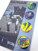1989 DC Comics Batman Button Collection