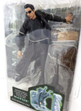 2003 McFarlane Toys The Matrix 6" Neo Action Figure - Shootout Lobby Scene
