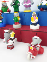 דמות פיגר מיניאטורה בובה המלך בבר תכנית מצוירת ילדים שנות ה90 1990 1991 1992 וינטג' מזון מהיר צעצוע רשת 2.5 3.5 אינץ' 6 9 ס"מ סנטימטר פיל 