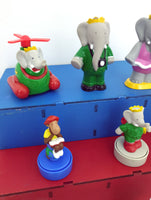 1990-1992 Arby's 2.5"-3.5" Babar Figurines