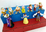 סט דמויות קטנות מיני מיניאטורה דמות פיגר פיגרים שלגייה ושבעת הגמדים נסיכה מכשפה נסיך אגדה דיסני בגודל 2 אינץ' 3 4 5 ס"מ סנטימטר 4 5  6  7 8 9 וינטג' אפלוז אפלאוז מאטל 1993 בובה