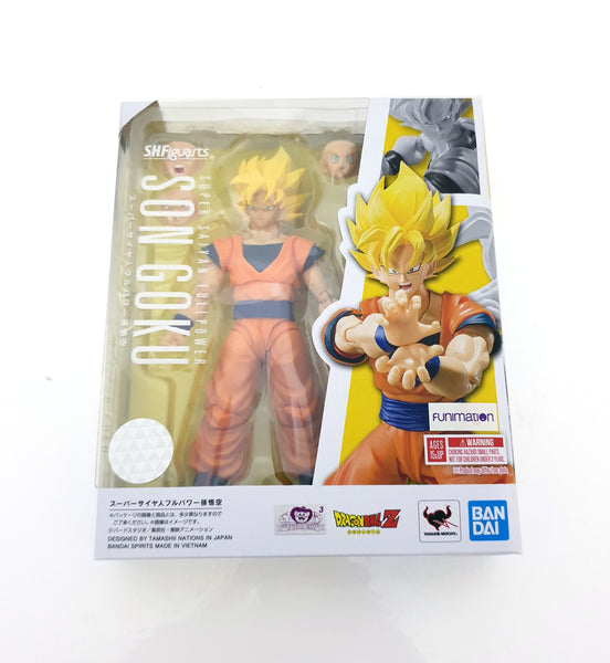 2021 S.H.Figuarts Dragon Ball Z 5.5 inch Super Saiyan Full Power Son Goku Action Figure
