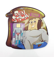 2021 Super7 ReAction Nickelodeon Ren & Stimpy 3.75 inch Powdered Toast Man Action Figure