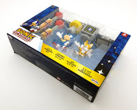 2021 Jakks Pacific Sonic The Hedgehog Diorama Set with 2.5" Sonic & Tails Action Figures